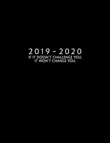 2019 - 2020: Weekly Planner Starting June 2019 - May 2020 | Week To View With Hourly Schedule | 8.5 x 11 Dated Agenda | Appointment Calendar | Organ