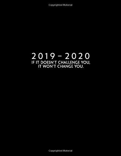 2019 - 2020: Weekly Planner Starting October 2019 - September 2020 | Week To View With Hourly Schedule | 8.5 x 11 Dated Agenda | Appointment Calenda