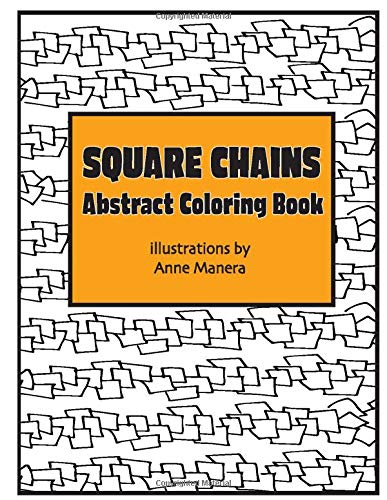 Square Chains Abstract Coloring Book